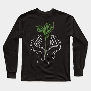 'The Best Time To Plant A Tree Is Now' Environment Shirt Long Sleeve T-Shirt